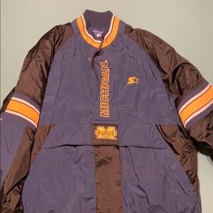 VINTAGE Michigan Windbreaker